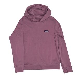 Patagonia Cotton Hoody Women S Evening Mauve Excellent 26330 Logo